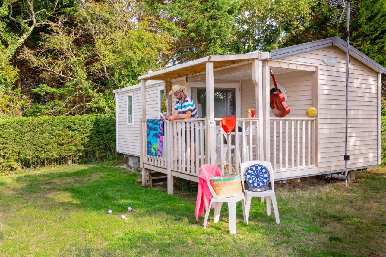 Camping Les Carolins Saint-Lo-d'Ourville エクステリア 写真